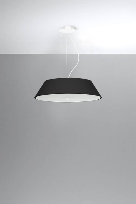 Ljuskrona VEGA 60 svart + 5x LED-lampa E27 3000K varm 7,5W 620lm