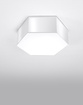 Plafond SUNDE 11 vit + 2x LED-lampa E27 3000K varm 7,5W 620lm