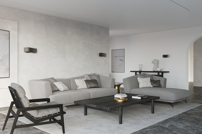 Vägglampa TILA 30 svart + 1x LED-lampa G9 4000K Cold 4,5W 530lm