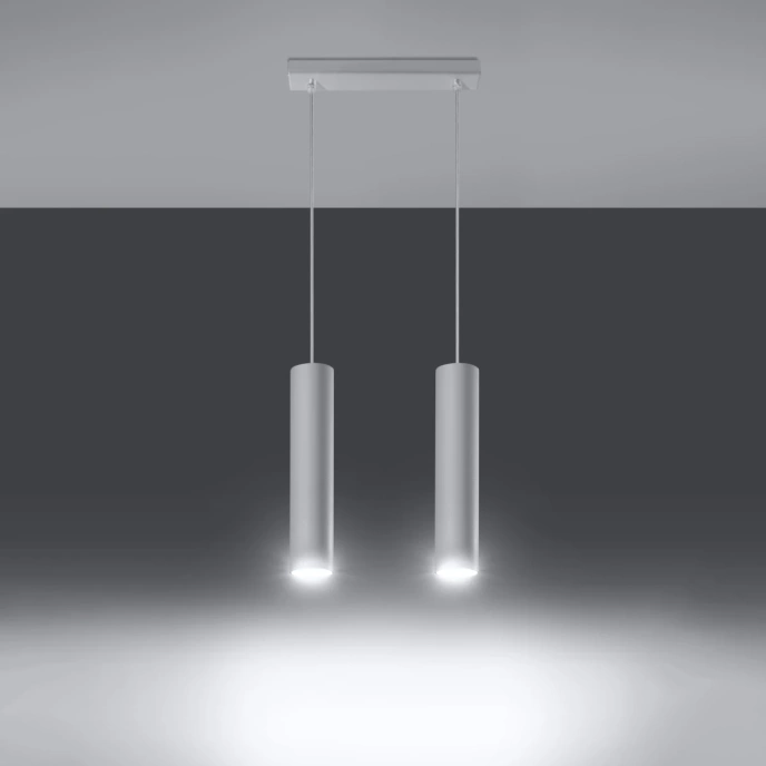 Pendel lampa LAGOS 2 vit