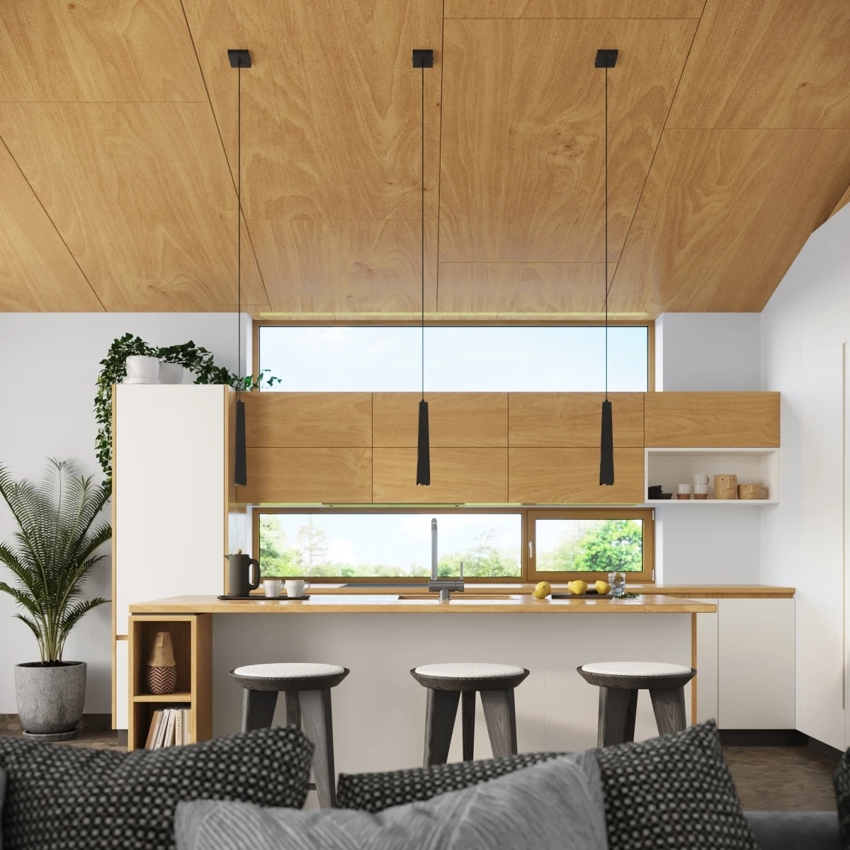 PRYSM 3L taklampa svart