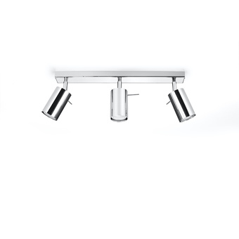 Taklampa RING 3 krom