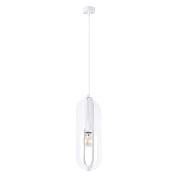 NICUS 1 taklampa vit + 1x LED-lampa E27 4000K Cold 7,5W 690lm