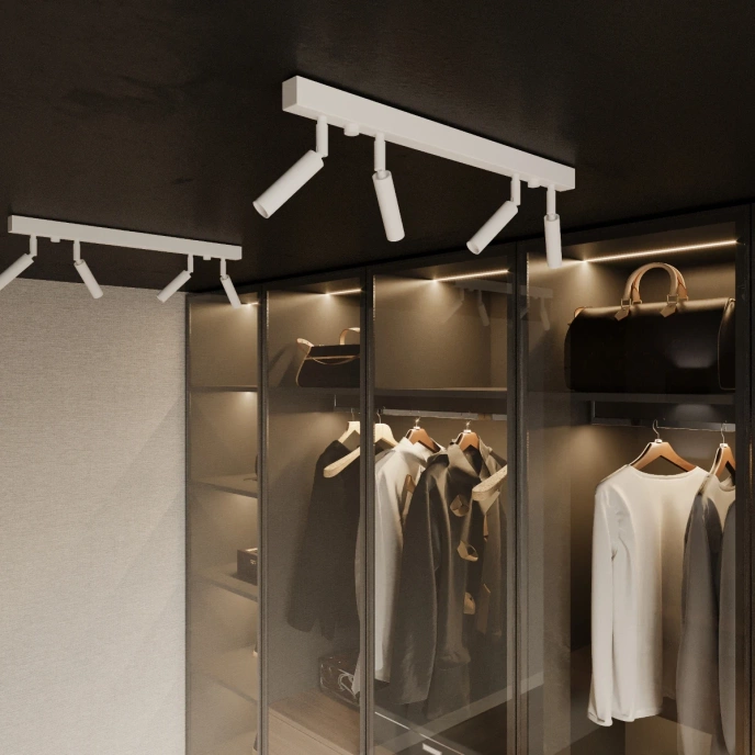 Taklampa EYETECH 6 vit