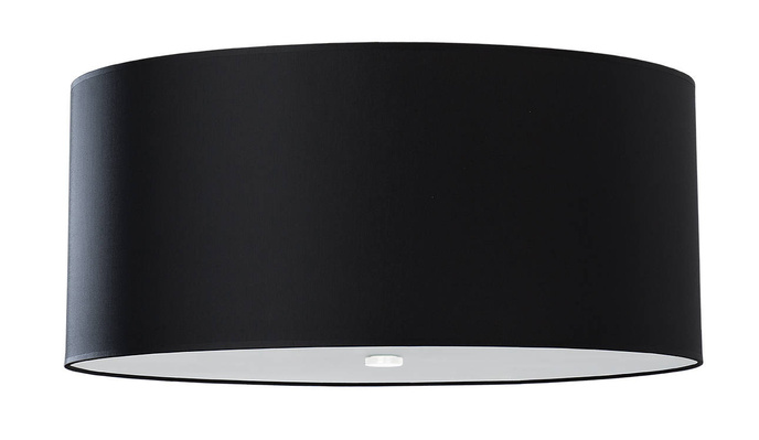 Plafond OTTO 60 svart + 5x LED-lampa E27 4000K Kall 7,5W 650lm