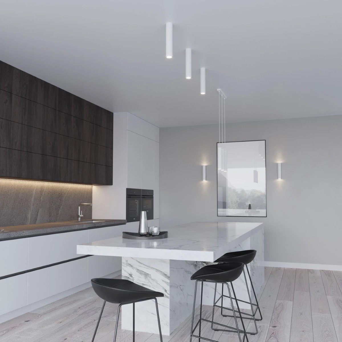 Pendel lampa LAGOS 1 vit