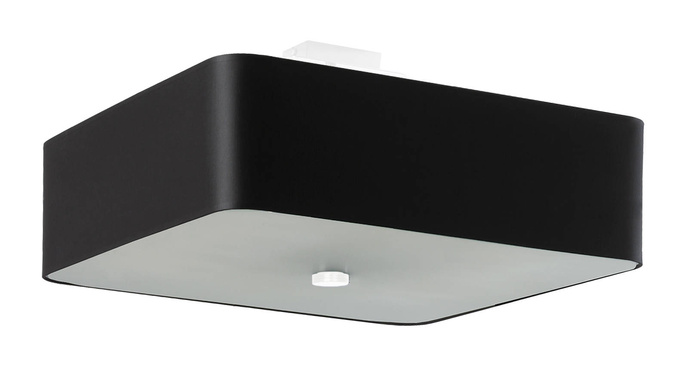 Plafond LOKKO 45 svart + 5x LED-lampa E27 4000K Kall 7,5W 650lm