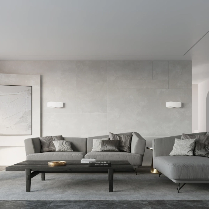 Vägglampa TILA 40 vit