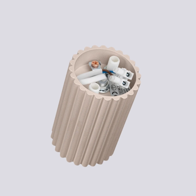 Taklampa KARBON 10 taupe