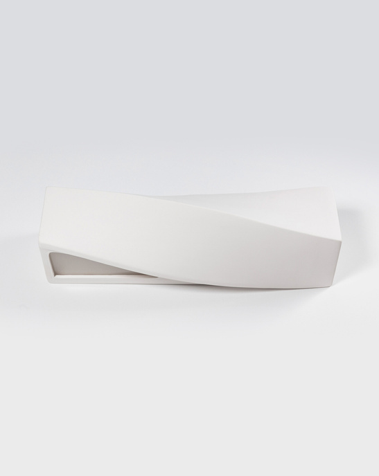 Keramisk vägglampa SIGMA vit + 1x LED-lampa E27 4000K Cold 7,5W 650lm