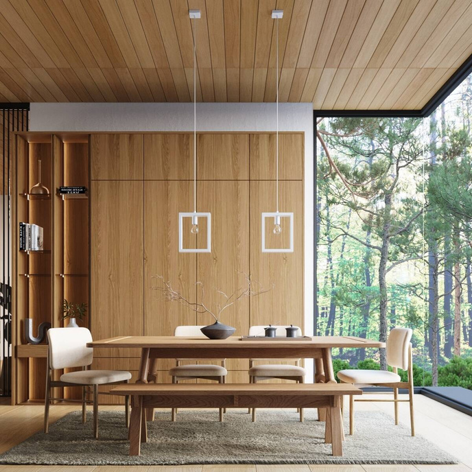 ARIES taklampa vit + 1x LED-lampa E27 3000K varm 7,5W 620lm