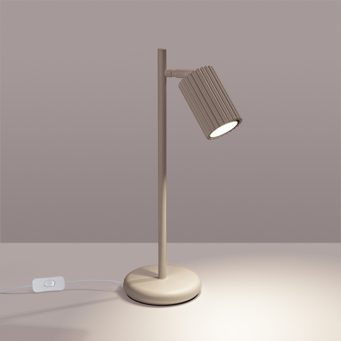 Bordslampa KARBON taupe