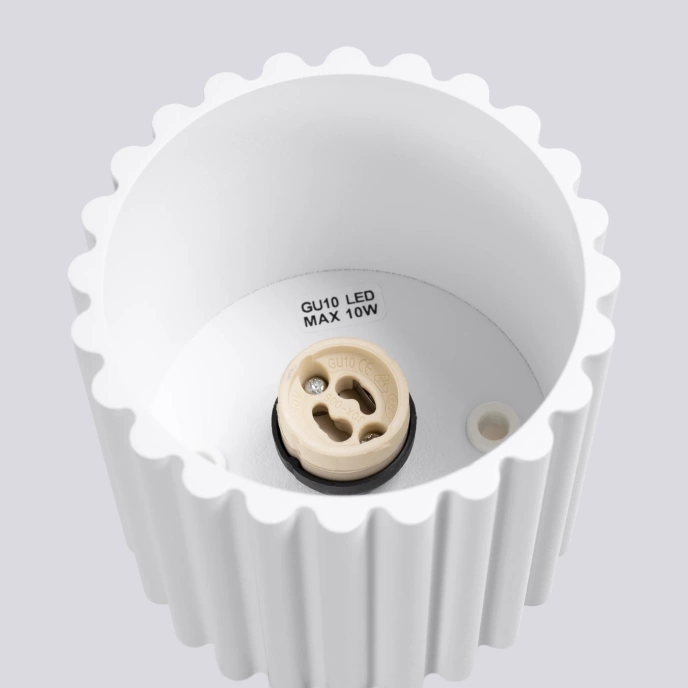 Taklampa AURA 1 vit GU10