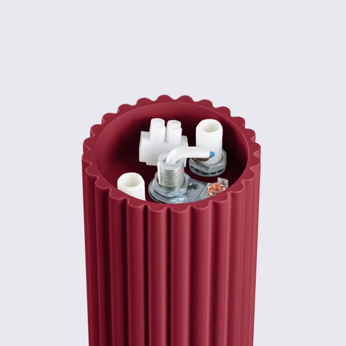 Plafond HALO vinröd IP44