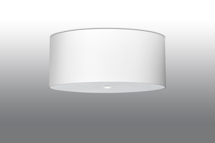 Plafond OTTO 60 vit + 5x LED-lampa E27 4000K Kall 7,5W 650lm