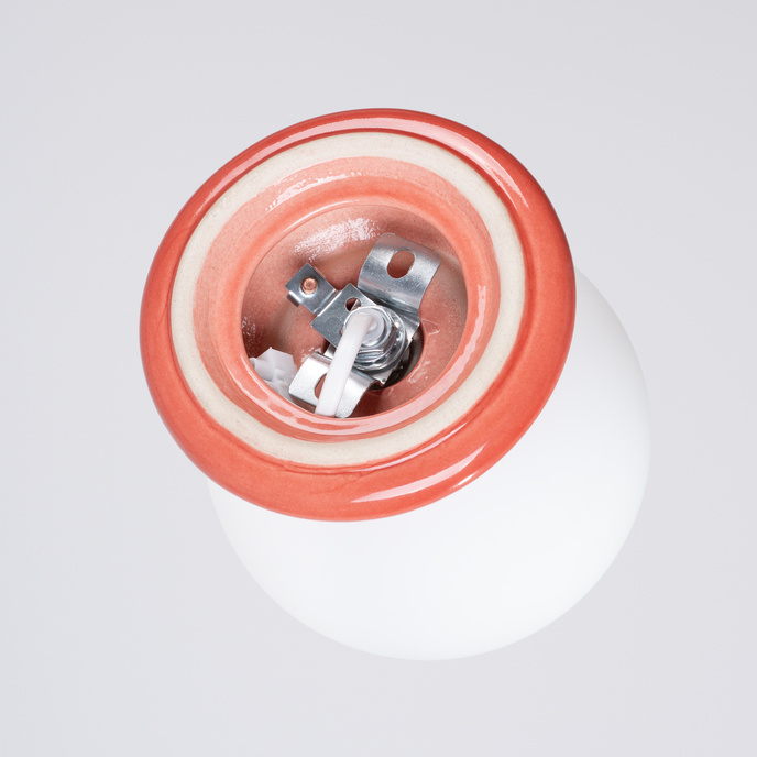 Vägglampa ZORI persika IP44