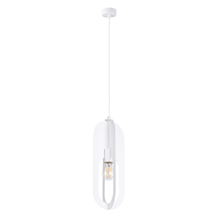 NICUS 1 taklampa vit + 1x LED-lampa E27 4000K Cold 7,5W 690lm