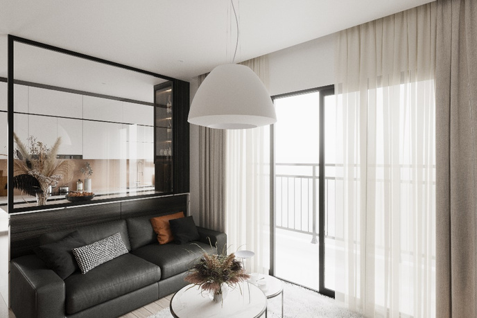 Ljuskrona BELLA 60 vit + 3x LED-lampa E27 3000K varm 7,5W 620lm