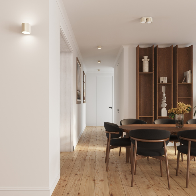 Taklampa AURA 2 beige Gx53