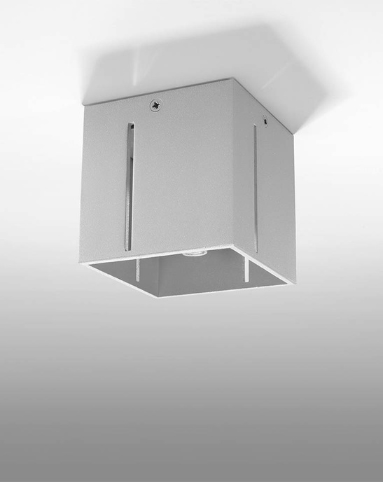 Plafond PIXAR grå + 1x LED-lampa G9 3000K varm 4,5W 510lm