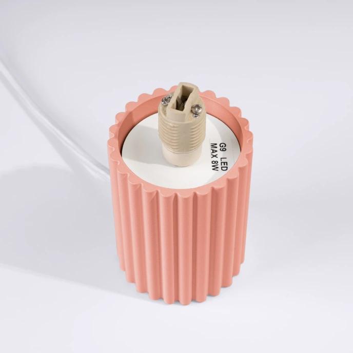 Bordslampa HALO persika