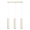 Pendellampa KARBON 3L beige + 3x LED-lampa GU-10 4000K Cold 7W 530lm