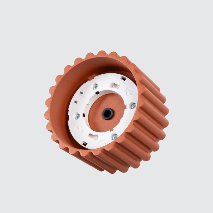 Taklampa AURA 1 röd ochra Gx53