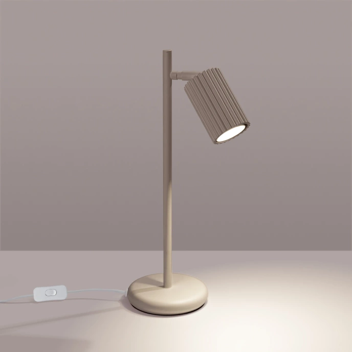 Bordslampa KARBON taupe
