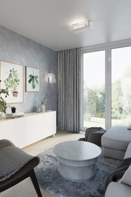 Vägglampa FENIKS 1 vit + 1x LED-lampa E27 3000K varm 7,5W 620lm