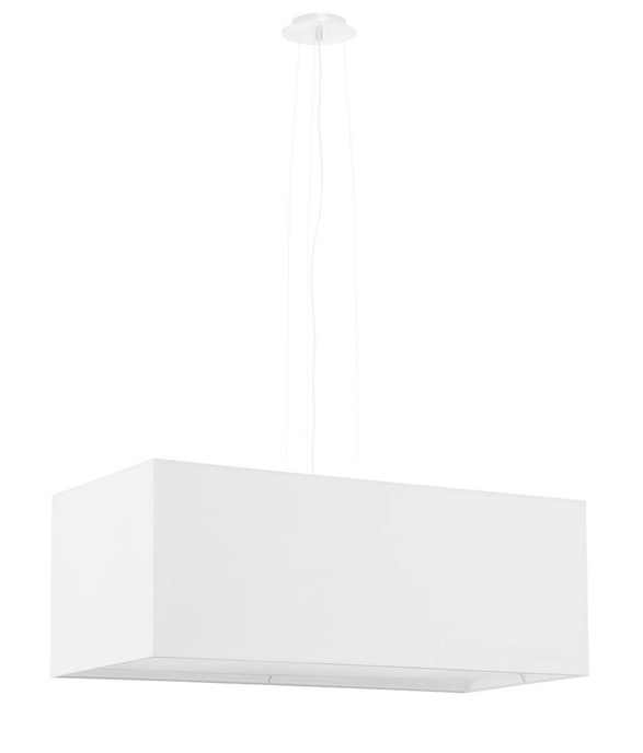 Ljuskrona SANTA BIS 80 vit + 3x LED-lampa E27 3000K varm 7,5W 620lm