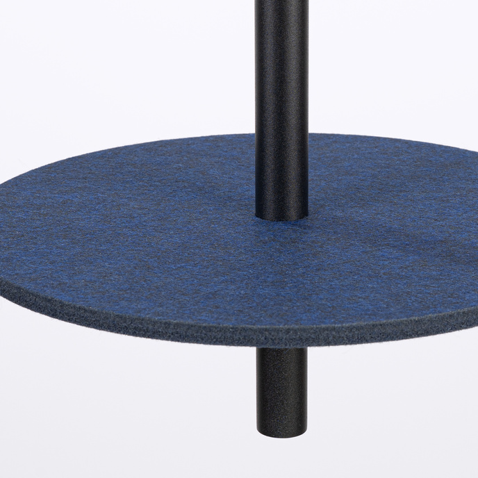 Pendellampa FELTRO 1 svart/marinblå