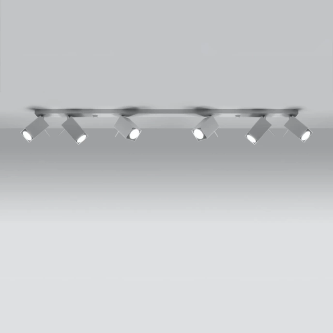 Taklampa MERIDA 6L vit