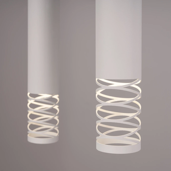 Pendellampa LAMI 3L vit