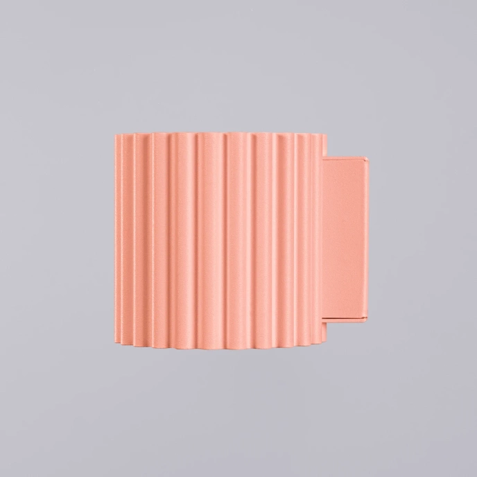 Vägglampa AURA persika G9