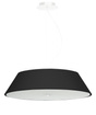 Ljuskrona VEGA 60 svart + 5x LED-lampa E27 3000K varm 7,5W 620lm