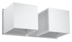 Vägglampa QUAD 2 vit + 2x LED-glödlampa G9 4000K kall 4,5W 530lm