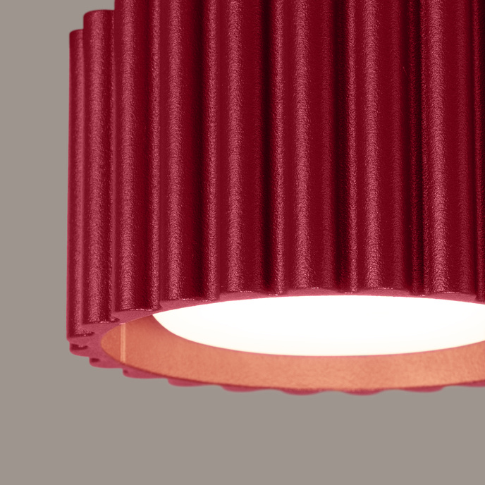 Taklampa AURA 1 burgundy Gx53