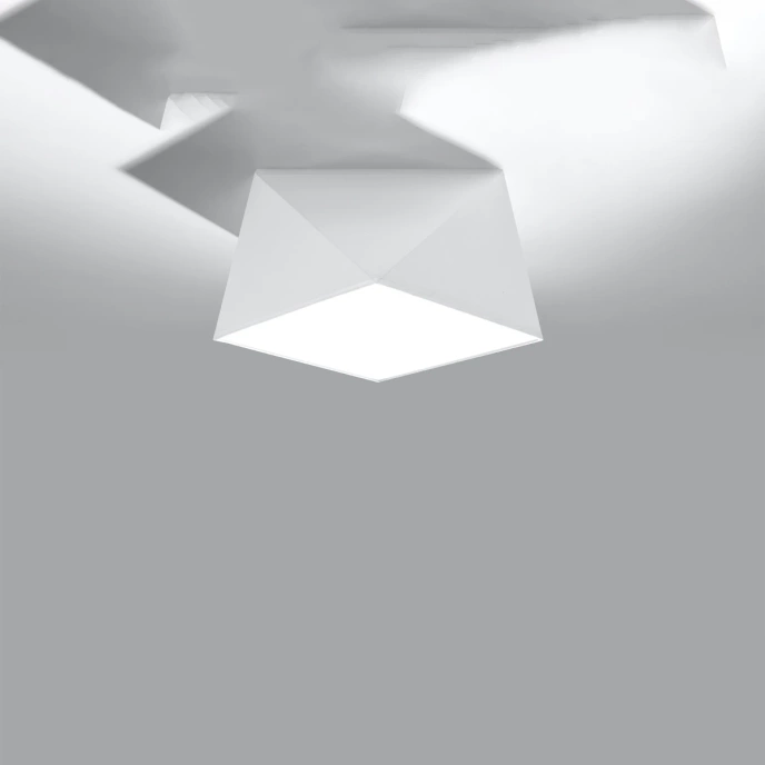 Taklampa HEXA 25 vit