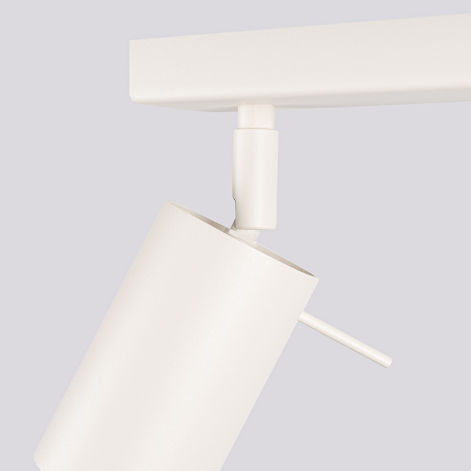 Plafond RING 6L beige + 6x LED-lampa GU-10 3000K varm 7W 510lm