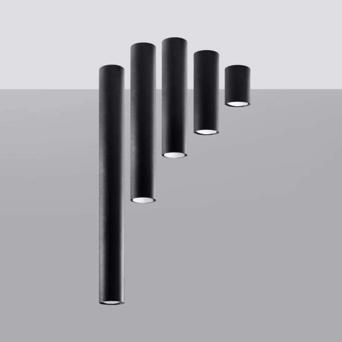 Taklampa LAGOS 60 svart