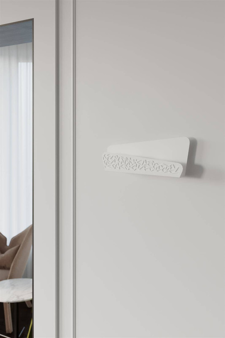 Vägglampa ALIZA vit + LED-lampa G9 4000K kall 4,5W 530lm