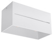 Plafond LOBO MAXI vit + 2x LED-lampa G9 4000K kall 4,5W 530lm