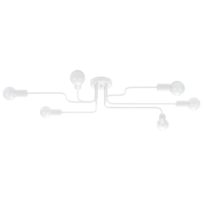 Ljuskrona VECTOR 6 vit