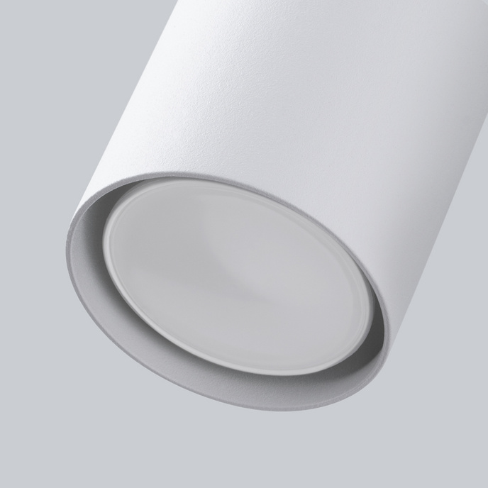 Vägglampa LEMMI 1 vit + 1x LED-lampa GU-10 3000K varm 7W 510lm