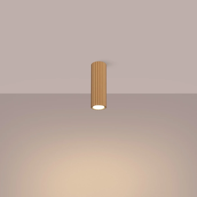 Taklampa KARBON 20 guld