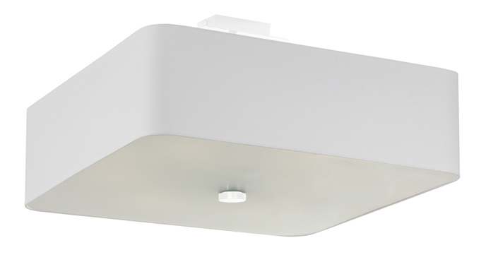 Plafond LOKKO 45 vit + 5x LED-lampa E27 4000K Kall 7,5W 650lm