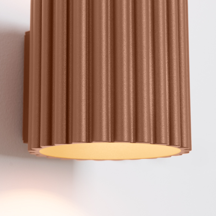 Vägglampa AURA mocha G9