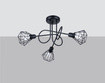ARTEMIS 3S ljuskrona svart + 3x LED-lampa E14 3000K varm 7,5W 620lm