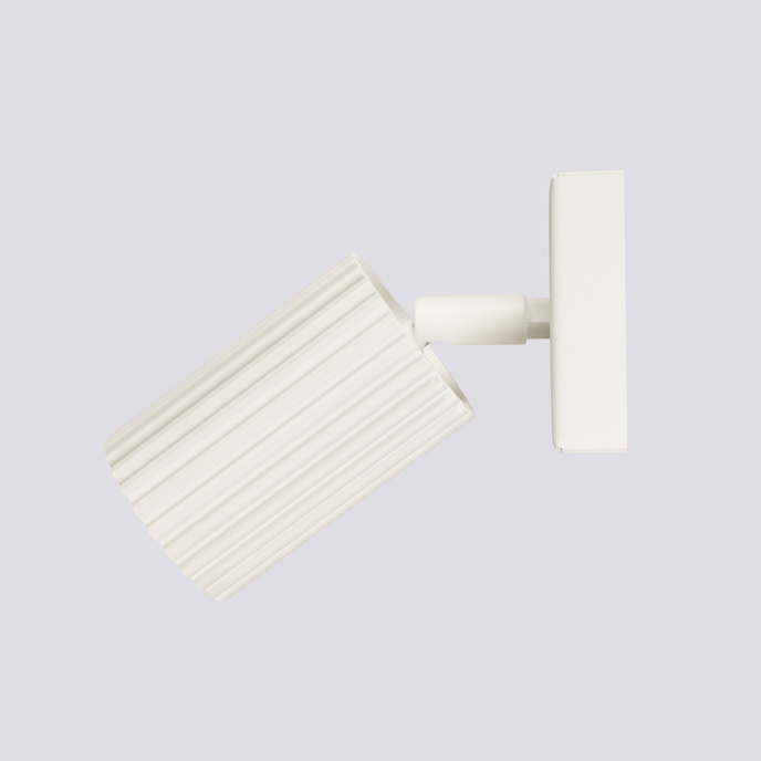 Vägglampa KARBON beige + 1x LED-lampa GU-10 4000K Cold 7W 530lm