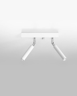 Plafond EYETECH 2 vit + 2x LED-lampa G9 3000K varm 4,5W 510lm